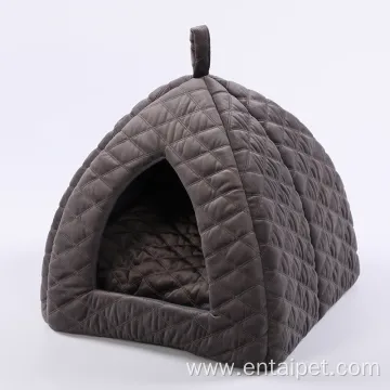 Pet Customized Luxury Cat House Portable Cave Bed